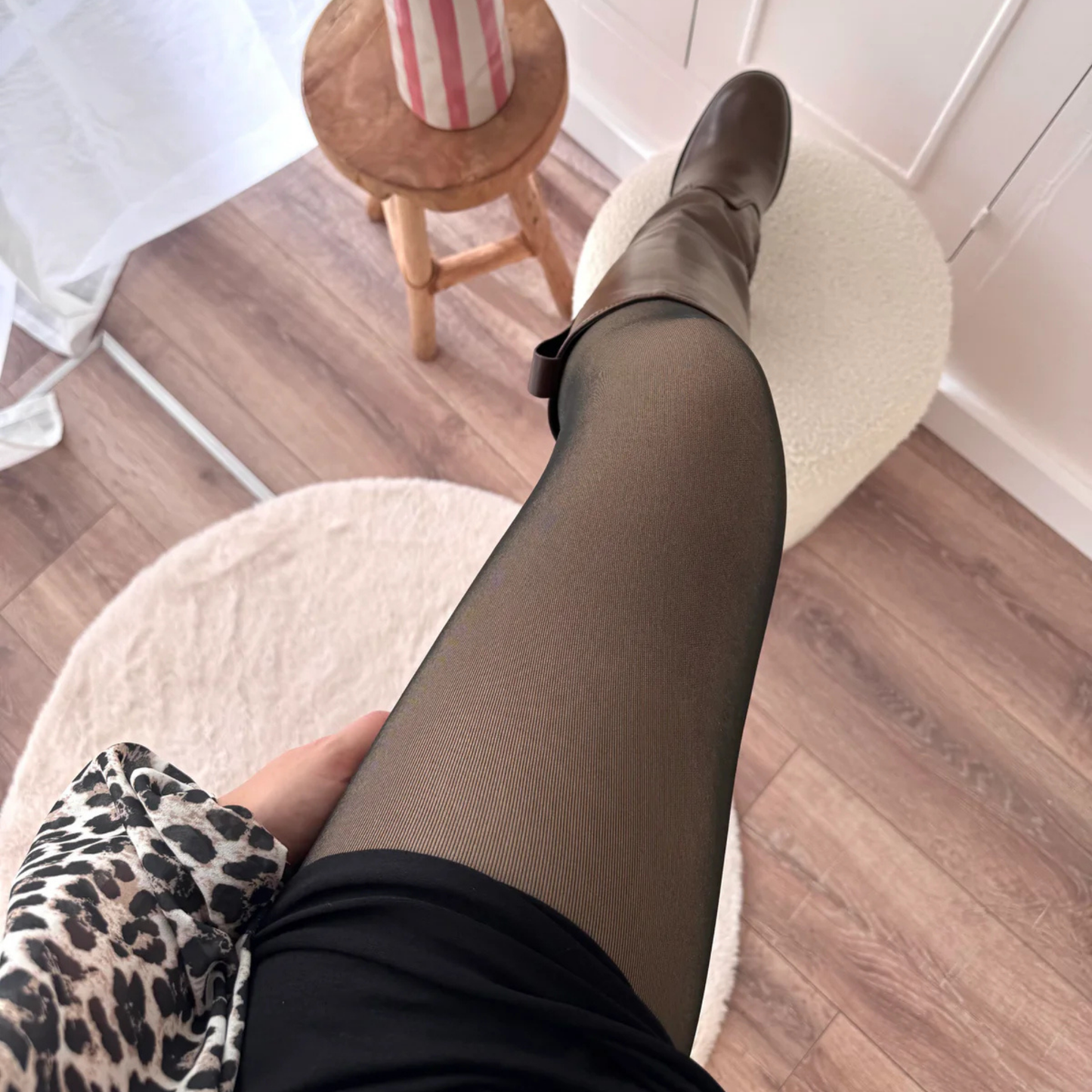 COLLANT POLAIRE EFFET TRANSPARENT